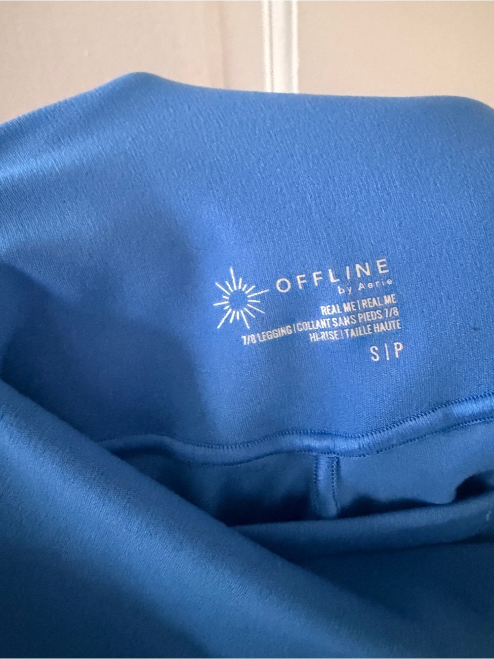 aerie Blue crossover Leggings - Offline Collection Size Small
